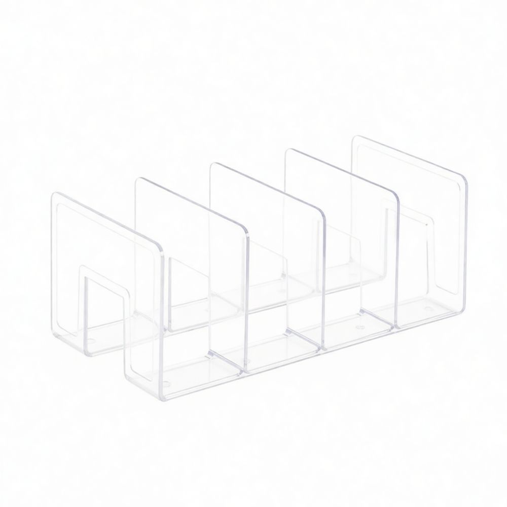 Clear Acrylic Book Stand Holder - Suporte de livros em acrílico, organizador