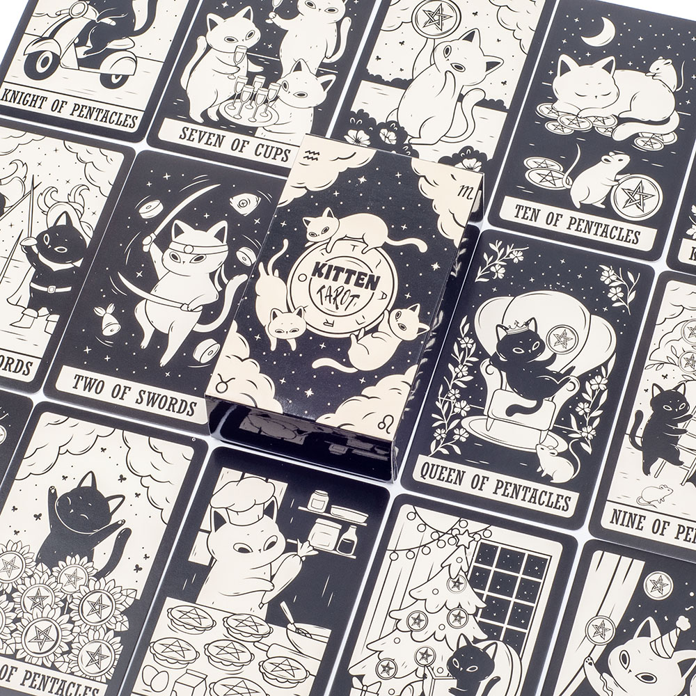 Baralho de Tarot Gatinho 78 Pe - Tarot Deck With Guidebook avaliação e preço